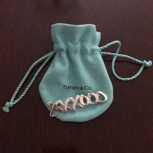 Tiffany & Co. Paloma Picasso XO Sterling Pin